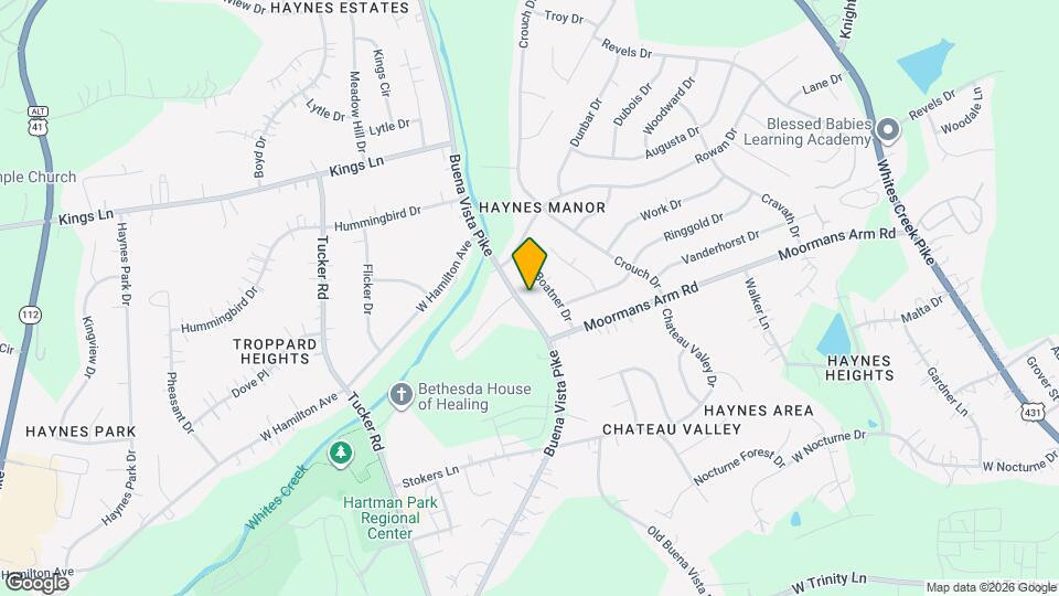 3816 Buena Vista Pike Map and Location Details