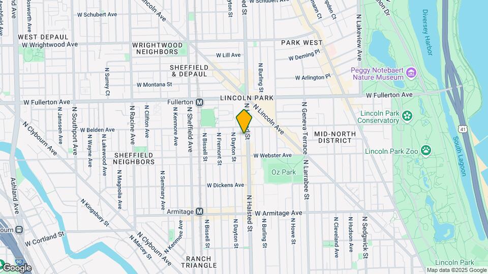 2240 N Halsted St Map and Location Details