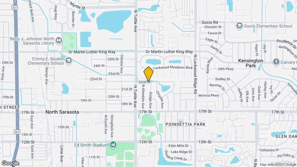 2147 Dodge Ave Map and Location Details