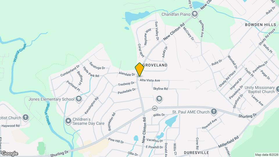 2704 Alta Vista Ave Map and Location Details