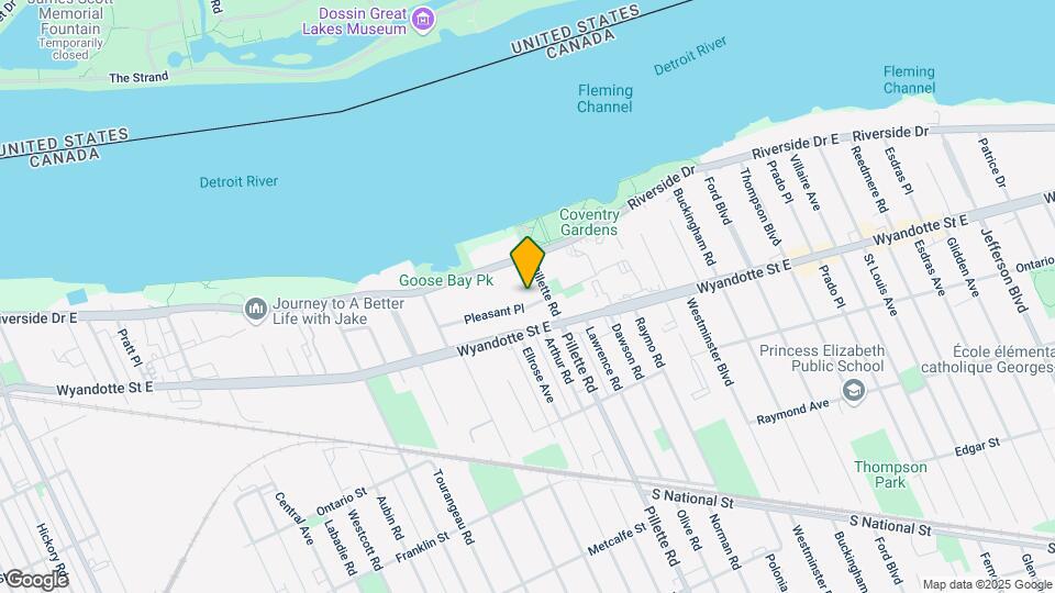 249 Pillette Rd Map and Location Details