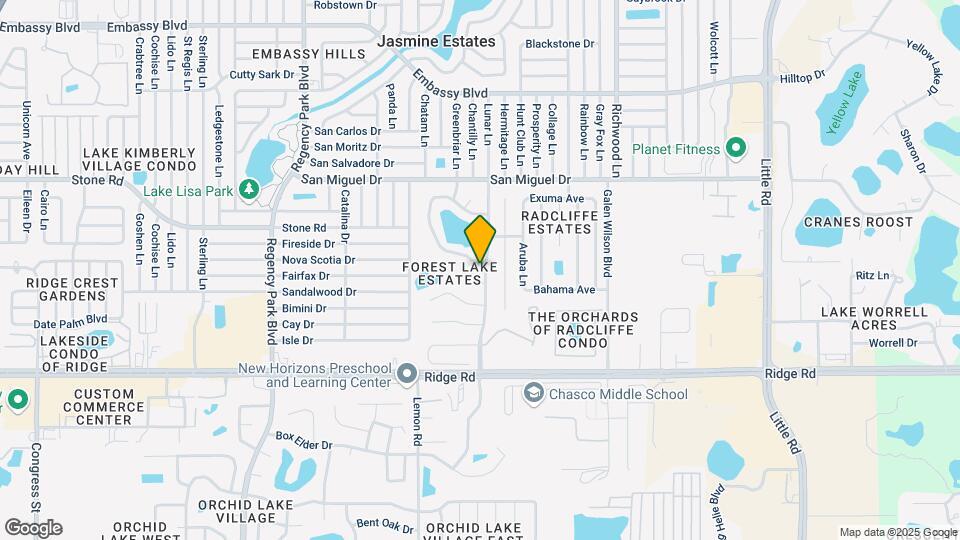 7632 Lake Forest Cir Map and Location Details