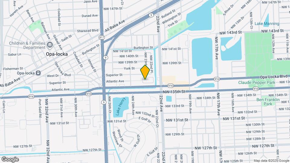 2243 NW 135th Terrace Map and Location Details