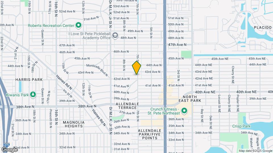 4200 7th St N Map and Location Details