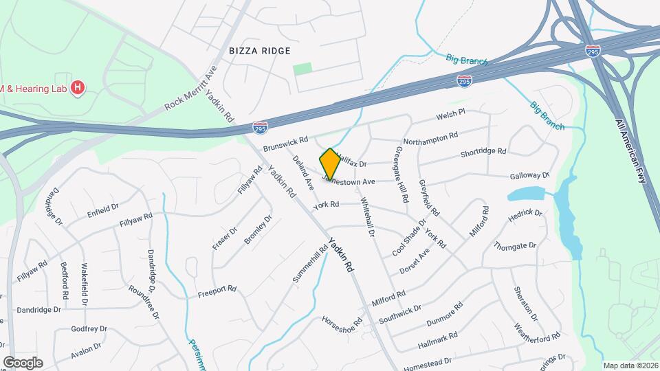 422 Jamestown Ave Map and Location Details