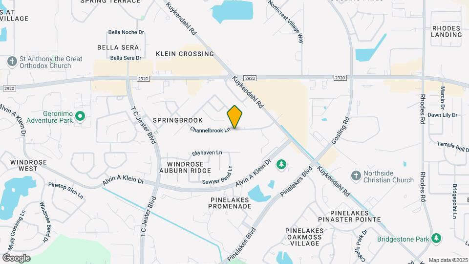 6139 Springbrook Garden Ln Map and Location Details