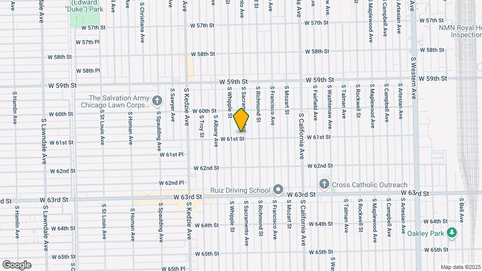 3000-3008 W 61st St Map and Location Details