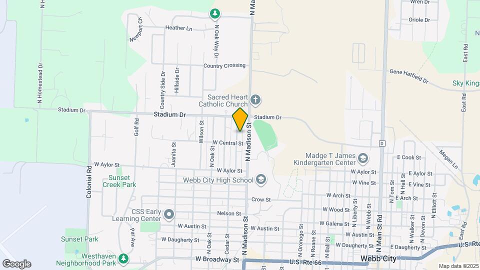 821 Prospect St Map and Location Details