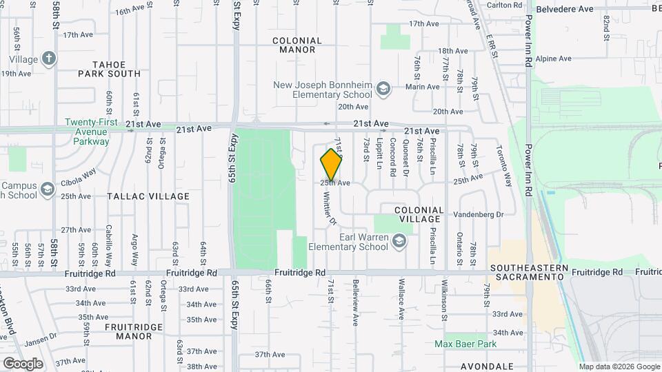 5041 Whittier Dr Mapa y Detalles de la Ubicación