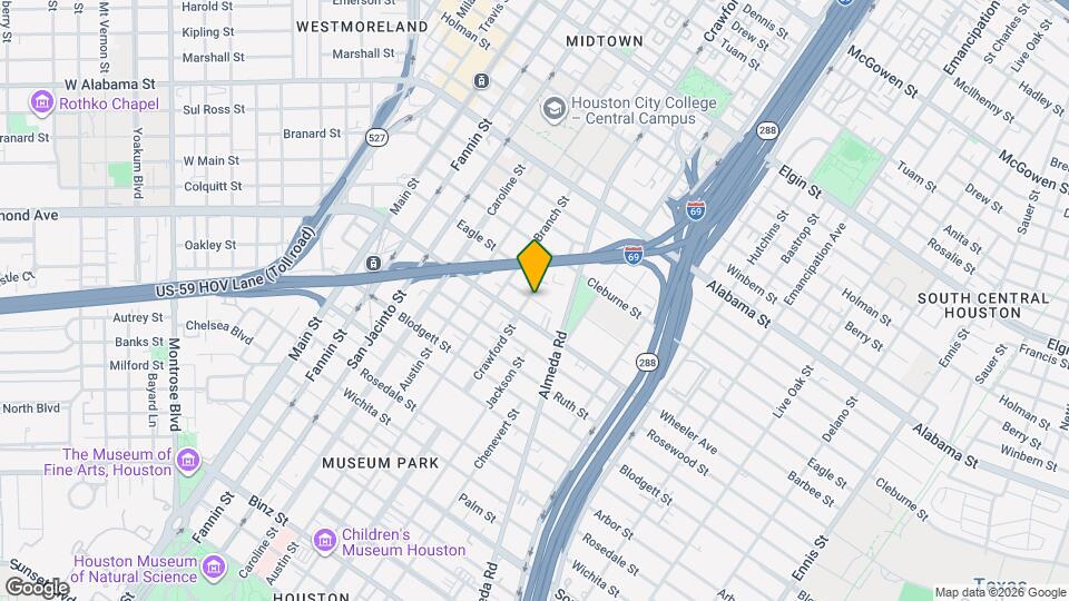 1607 Barbee St Map and Location Details