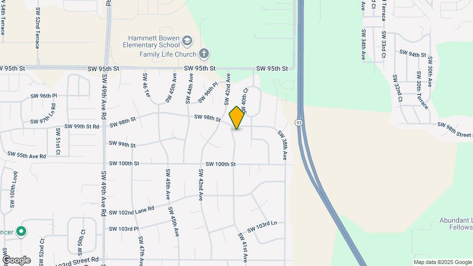 9839 SW 41st Ave Map and Location Details