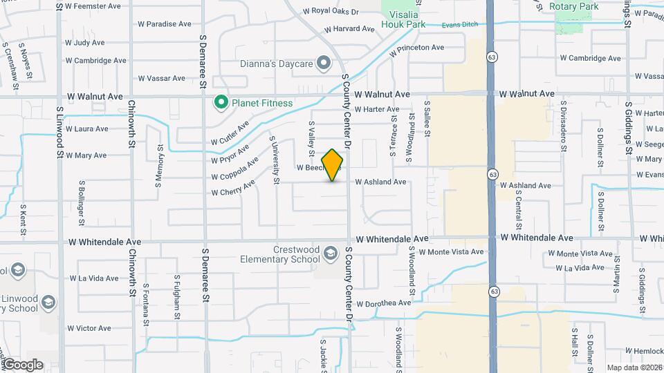 2943 W Ashland Ave Map and Location Details