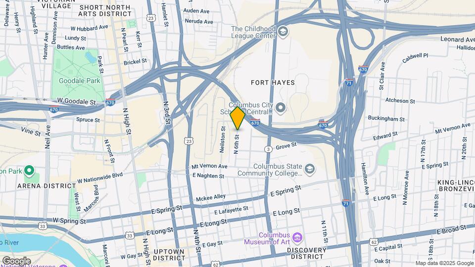 754 N 6th St Mapa y Detalles de la Ubicación