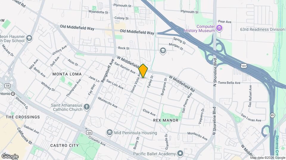 1909 San Ramon Ave, Unit 3 Map and Location Details