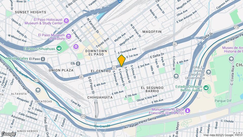 406 S Campbell St Map and Location Details