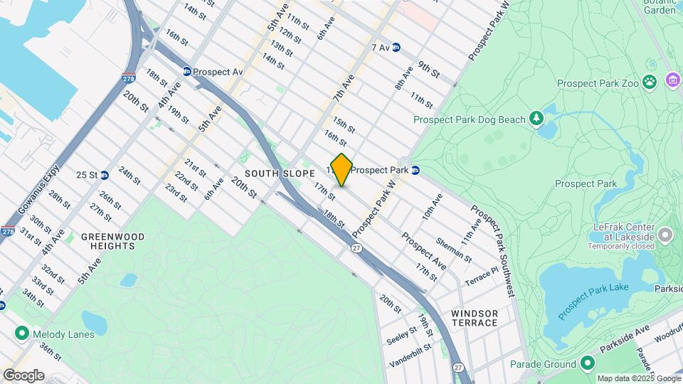 436 Prospect Ave Map and Location Details