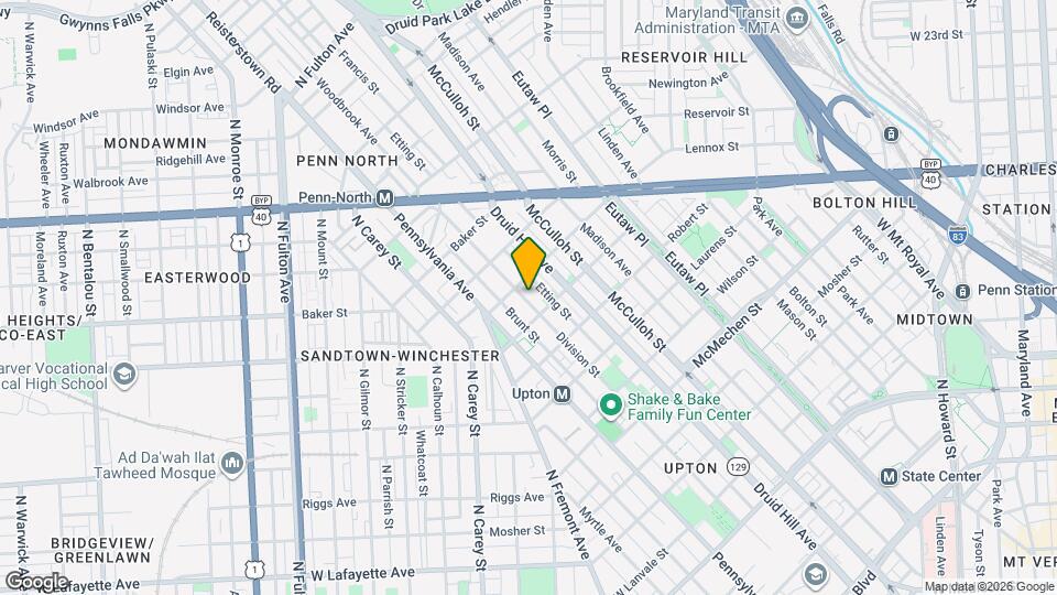 2033 Division St Mapa y Detalles de la Ubicación