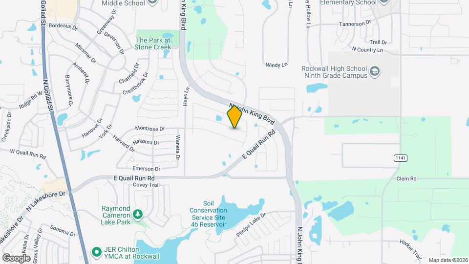 925 Shady Oaks Dr Map and Location Details