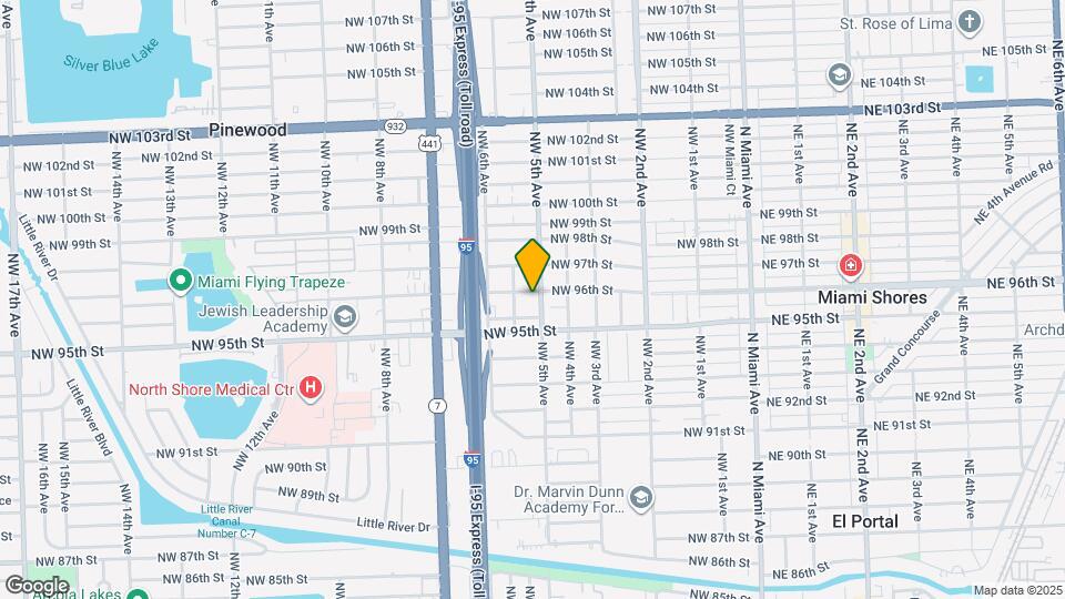 512 NW 96th St Map and Location Details