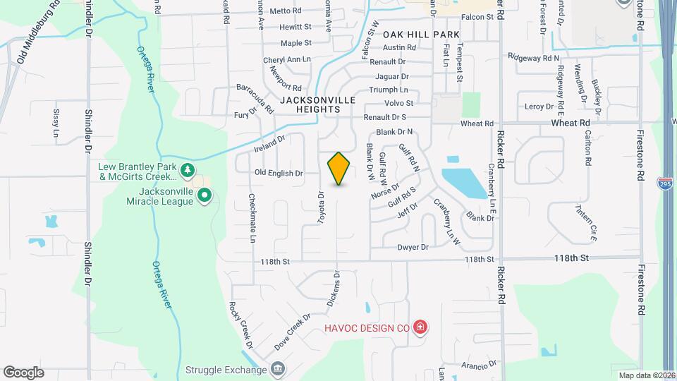 6127 Sage Willow Way Map and Location Details