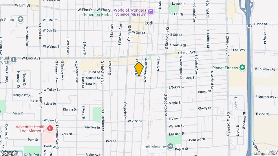 508 S School St Map and Location Details