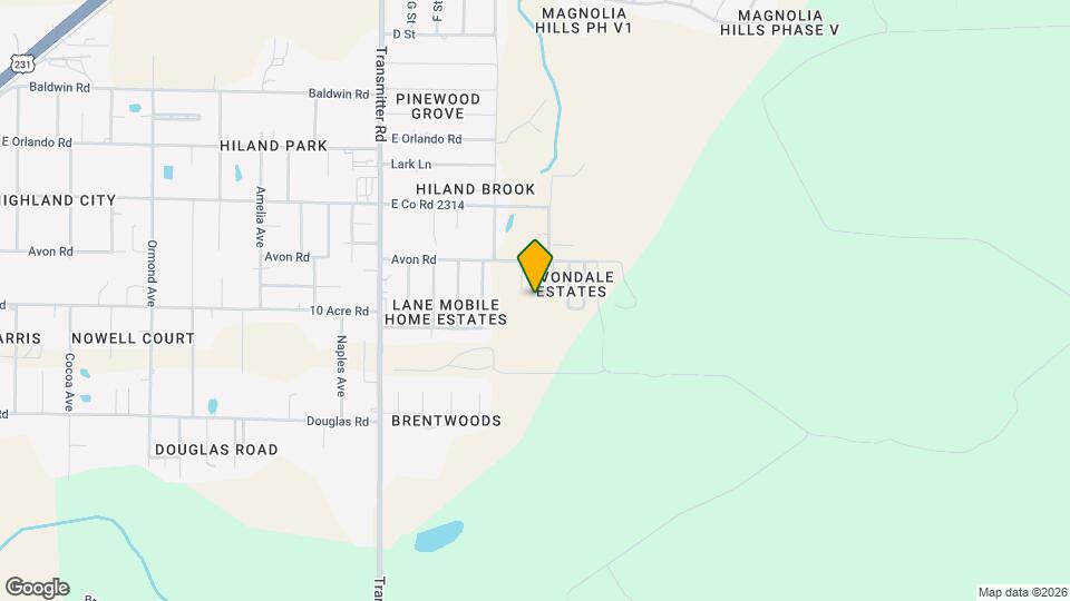 2601 Laurel Dr Map and Location Details