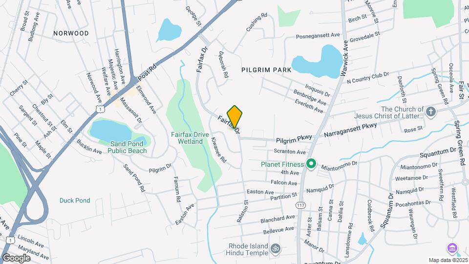 253 Fairfax Dr Map and Location Details