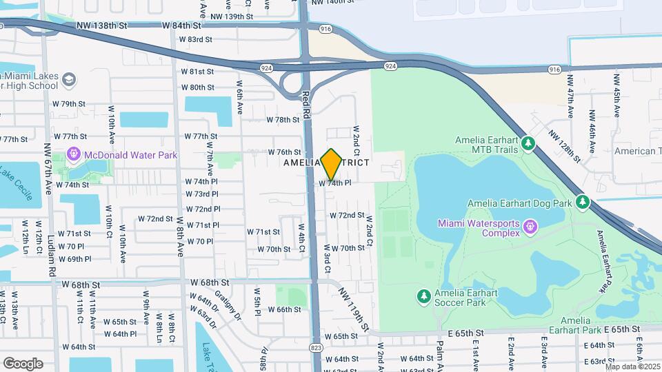 7355-7375 W 3rd Ct Map and Location Details