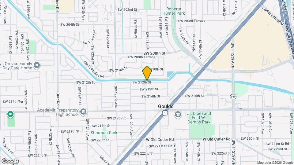 11862 SW 212th St Map and Location Details