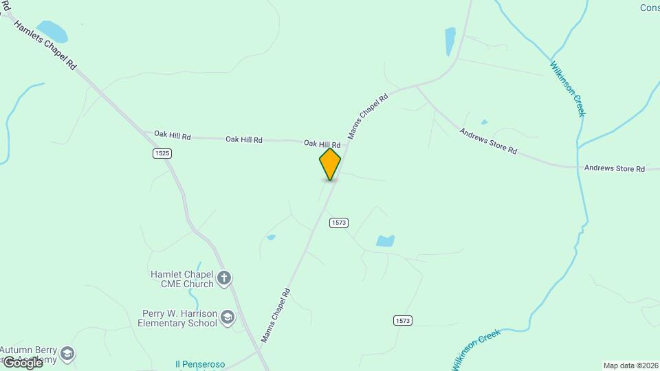 527 Manns Chapel Rd Map and Location Details