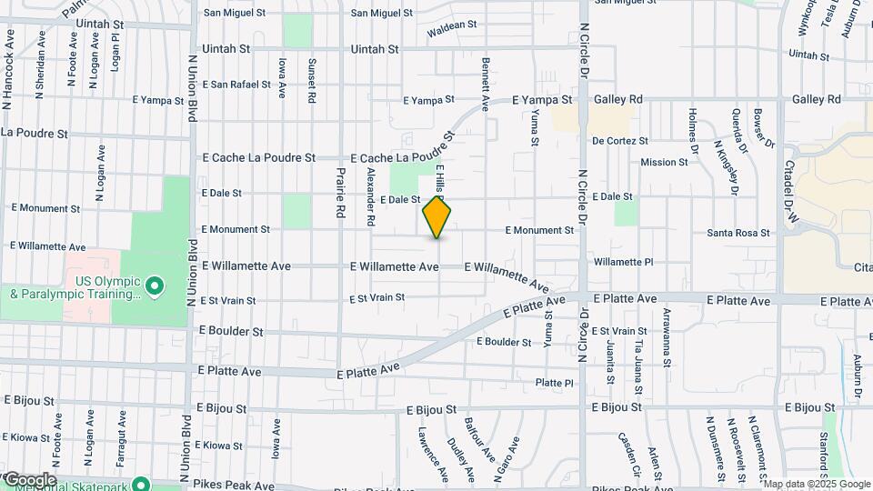 620 E Hills Rd Map and Location Details