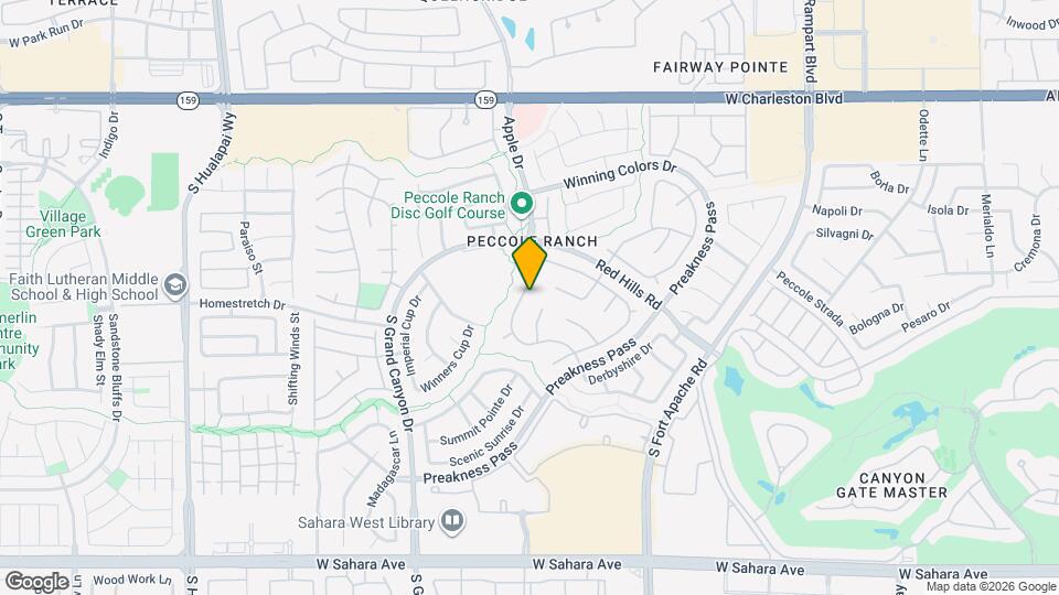 1524 Breeze Canyon Dr Map and Location Details