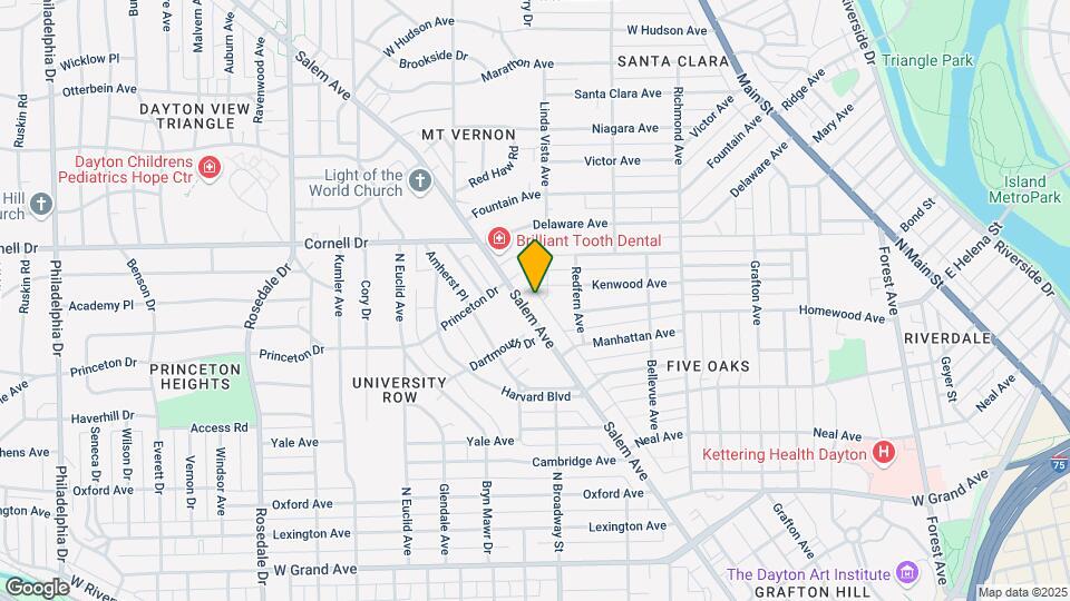 1067 Salem Ave Map and Location Details