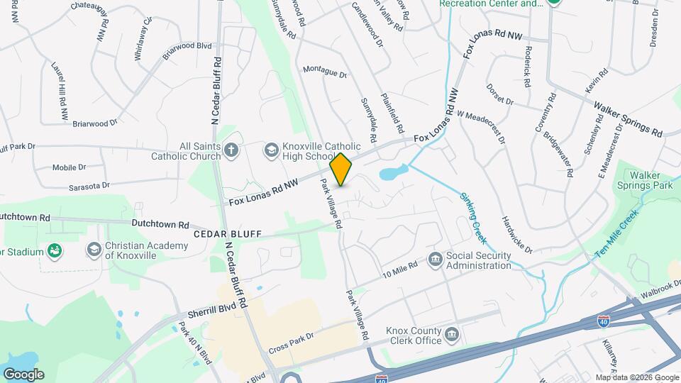 9124 Woodpark Ln NW Map and Location Details