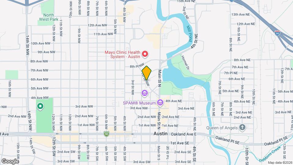 711 1st Dr NW Map and Location Details