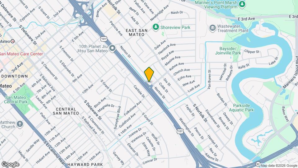 1224 Norton St Map and Location Details