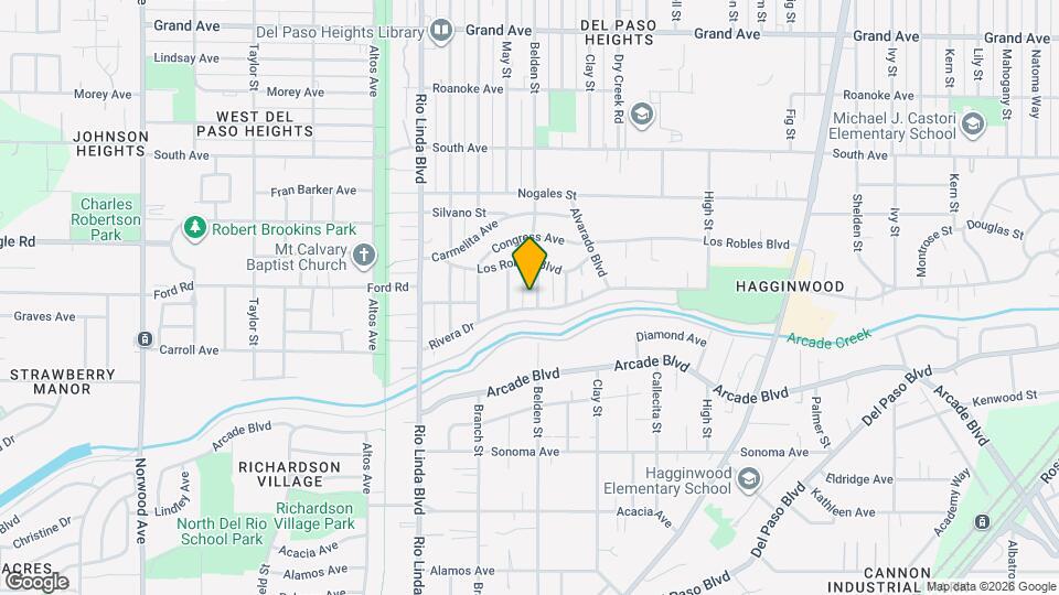 3307 Belden St Map and Location Details