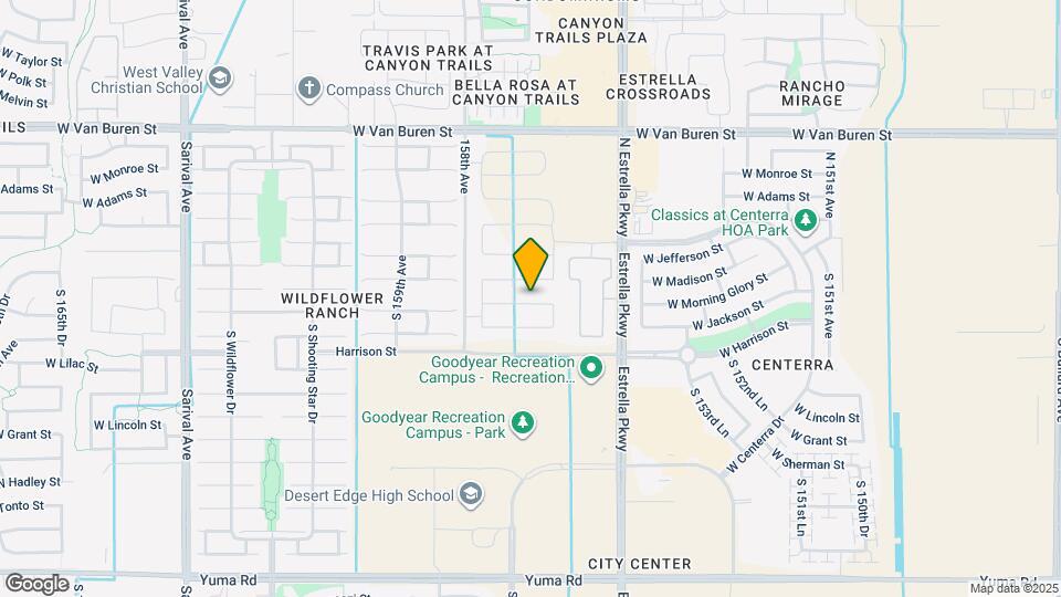 15680 W Morning Glory St Map and Location Details