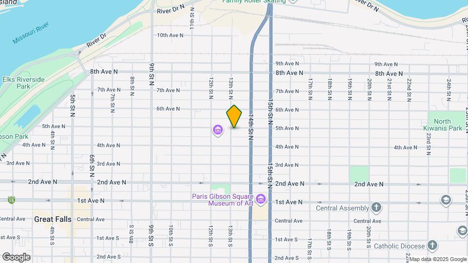 1300 5th Ave N Map and Location Details