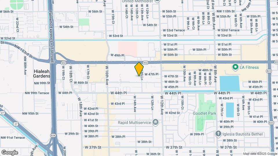 4680 W 13th Ln Map and Location Details