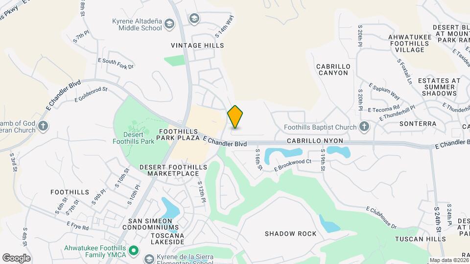 1434 E South Fork Dr Map and Location Details