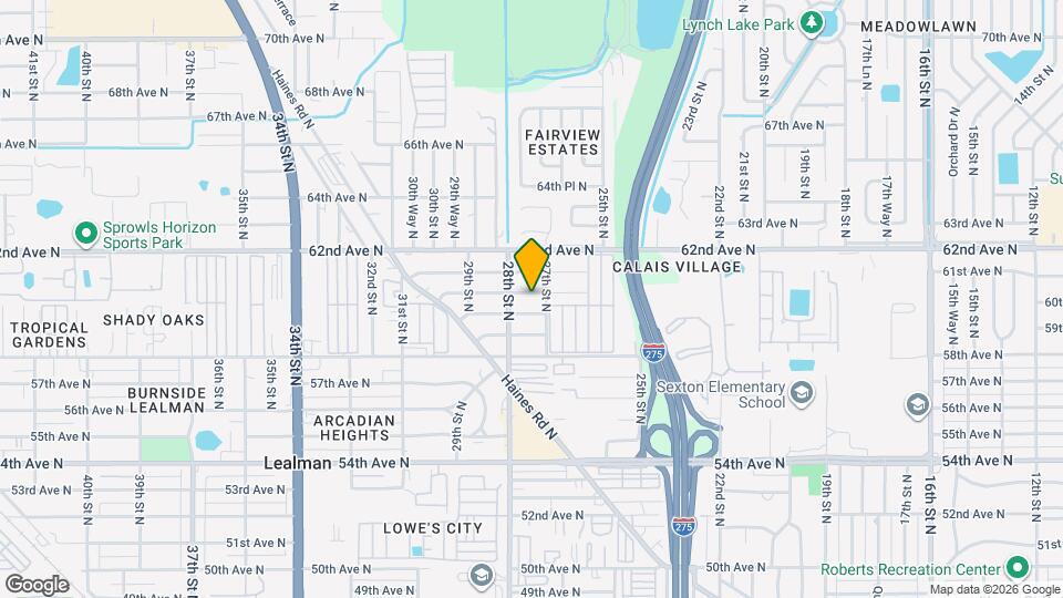 2712 60th Ave N Map and Location Details