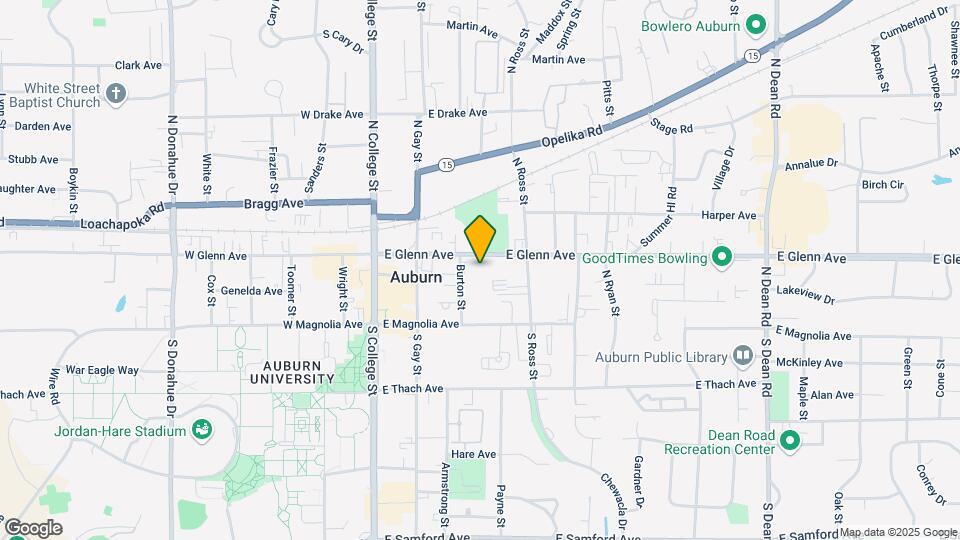 328 E Glenn Ave Map and Location Details