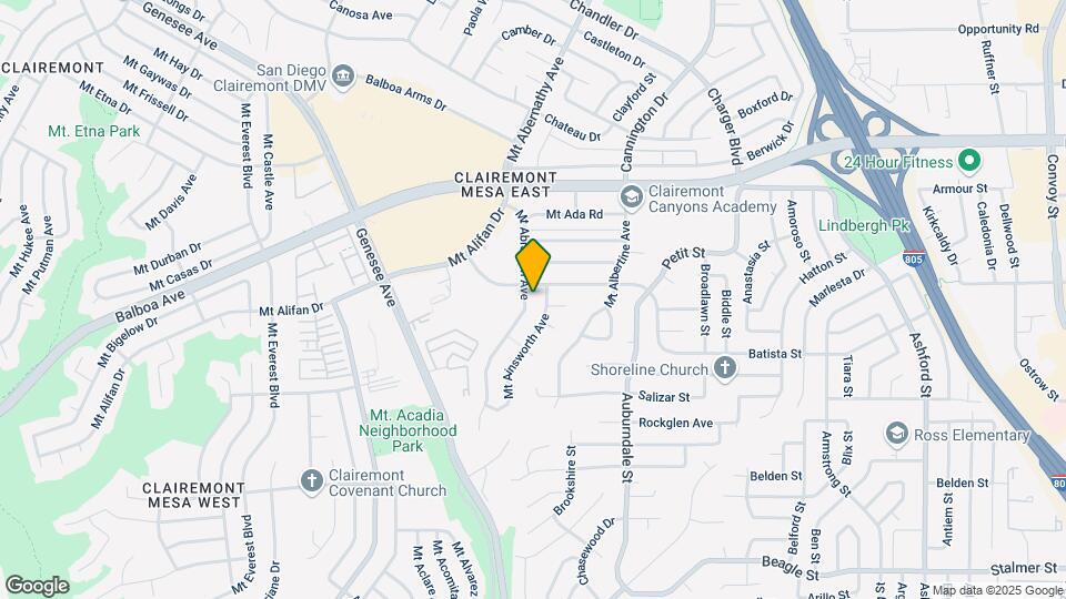 3979 Mt Abraham Ave Map and Location Details
