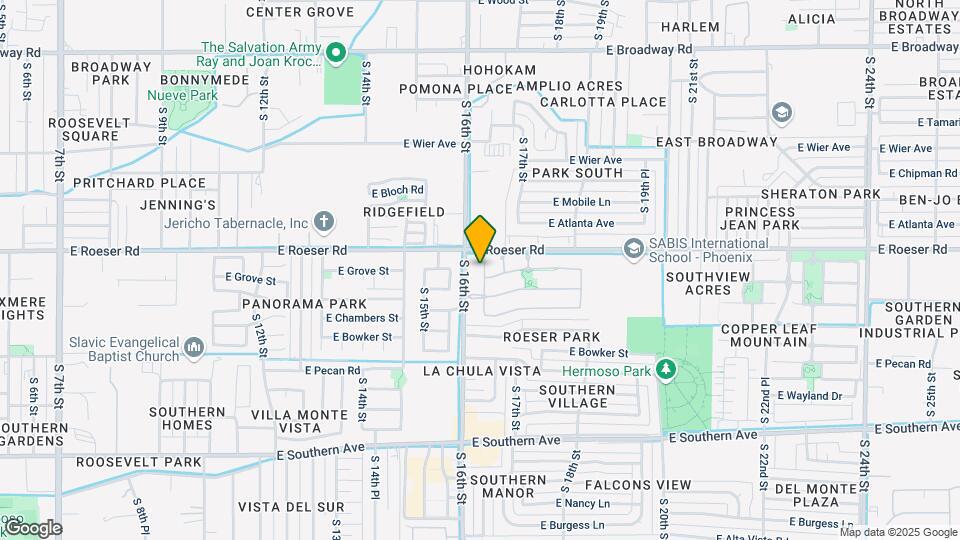 5220 S 16th Pl Map and Location Details
