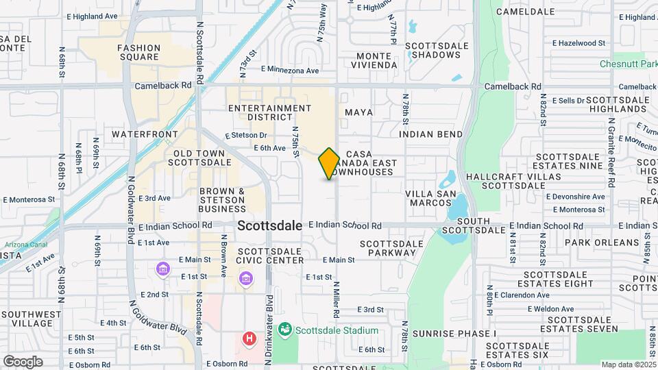4200 N Miller Rd-Unit -117 Map and Location Details