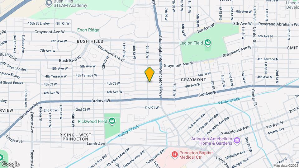 831 4th Ct W Map and Location Details