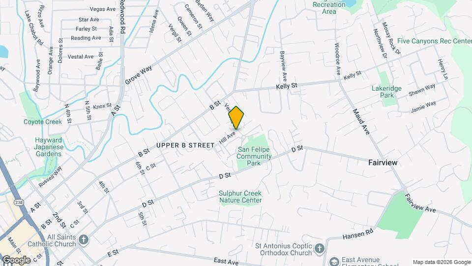 1939 Hill Ave Map and Location Details