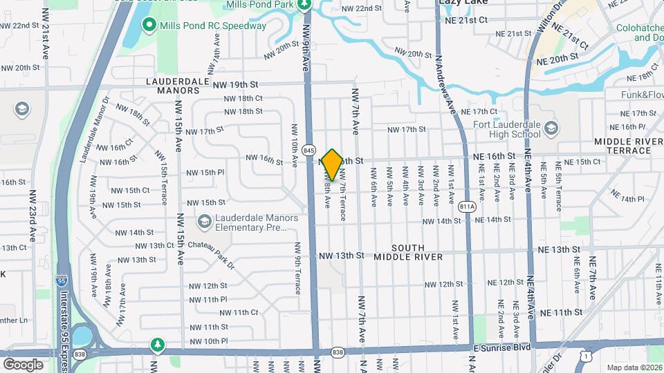 1508 NW 8th Ave Map and Location Details