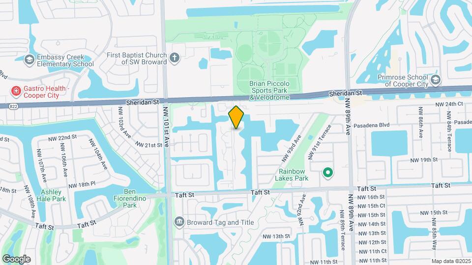 2301 NW 96th Terrace Map and Location Details